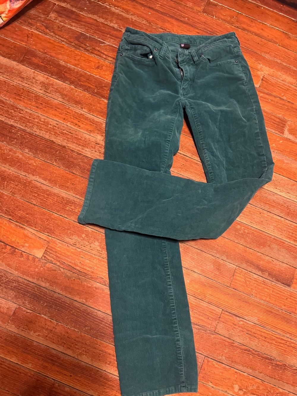 Patagonia ORGANIC Women’s Corduroy Jeans in Dark Green waist 27 - Picture 1 of 6
